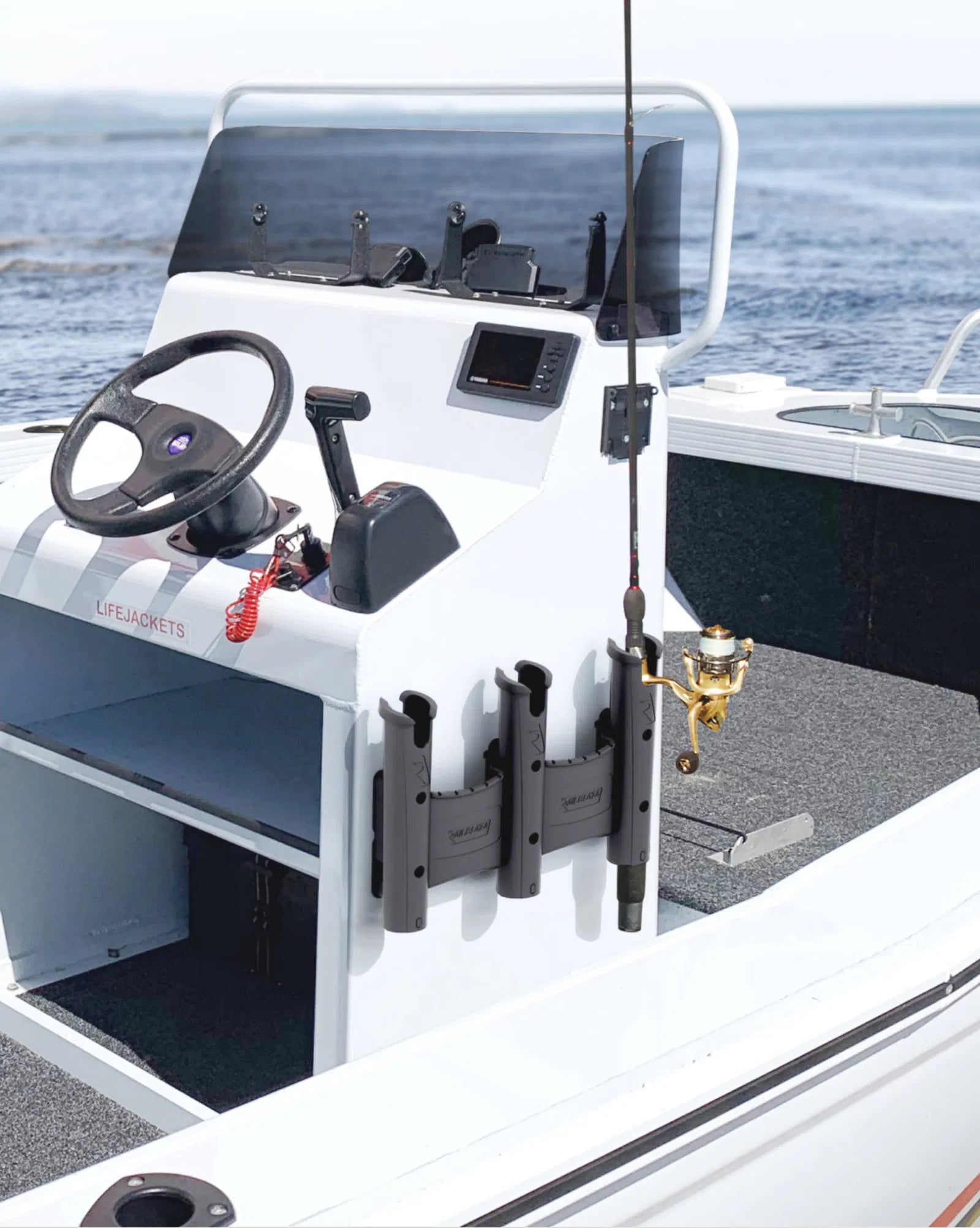 Railblaza RODSTOW háromszoros bottartó, falra szerelhető