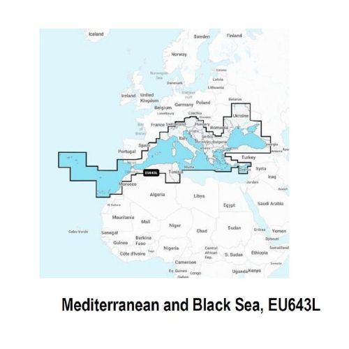 Navionics + EU 643 - Földközi és Fekete-tenger