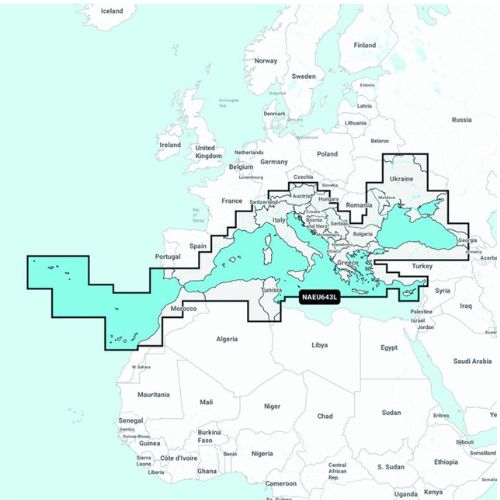 Navionics + EU 643 - Földközi és Fekete-tenger