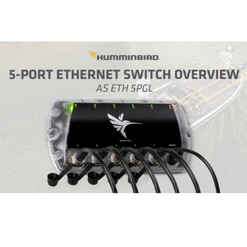 Humminbird Ethernet elosztó doboz 5 porttal