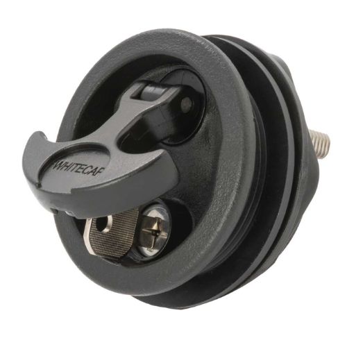 Zár csónakhoz, fekete, kulccsal