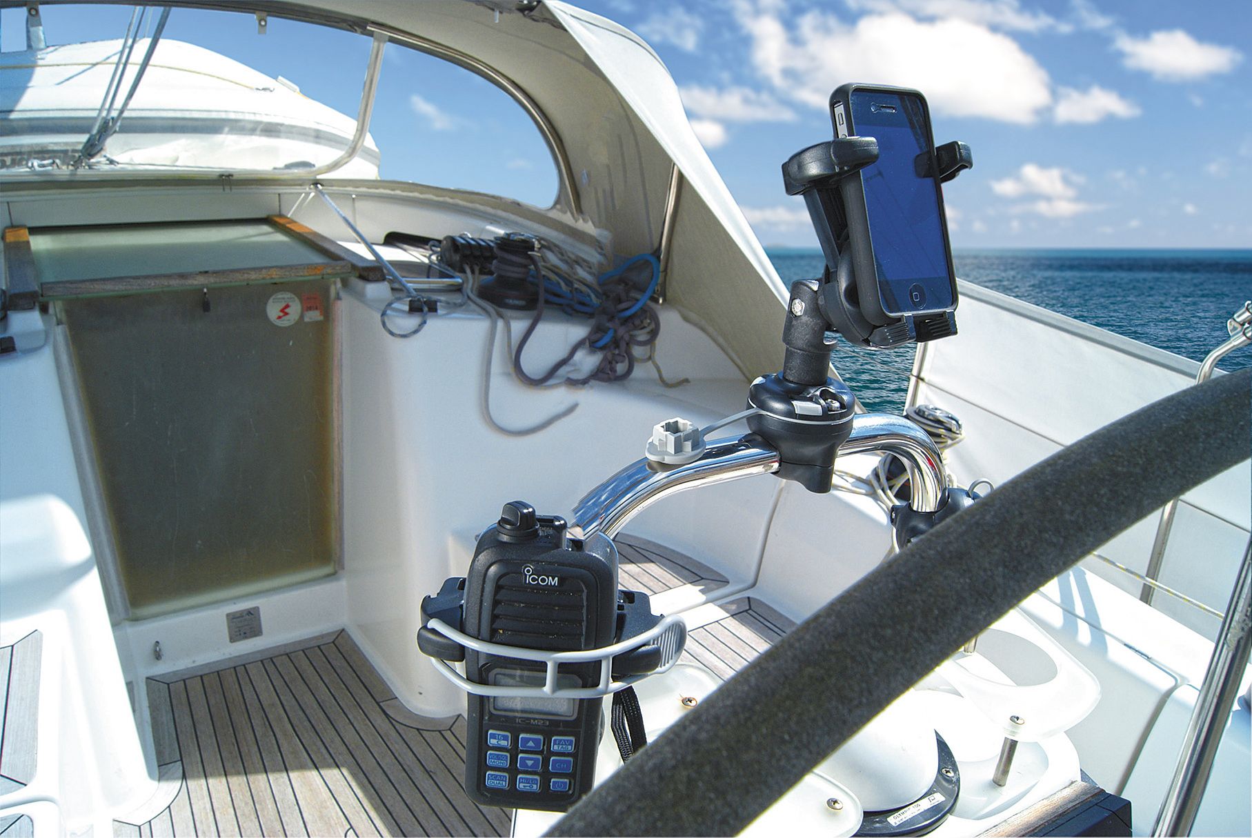 Railblaza mobil tartó