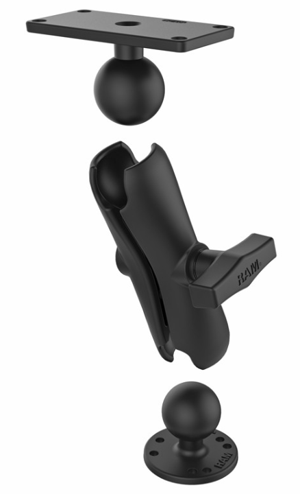 RAM halradar tartó a Humminbird Helix 7 számára, C méretű 1.5"-os golyóval