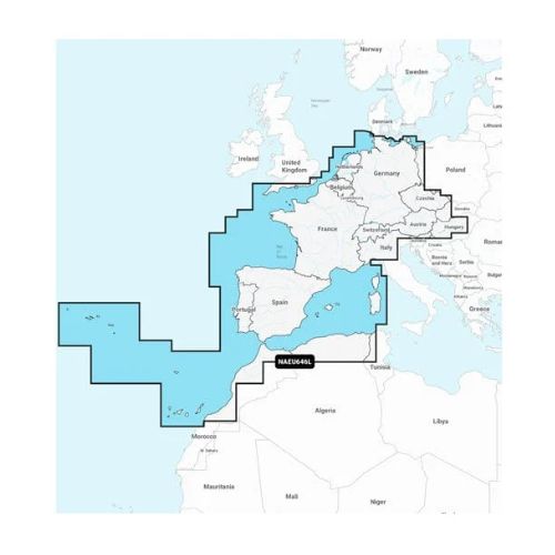 Garmin Navionics+ Europe Central & West (NAEU646L)